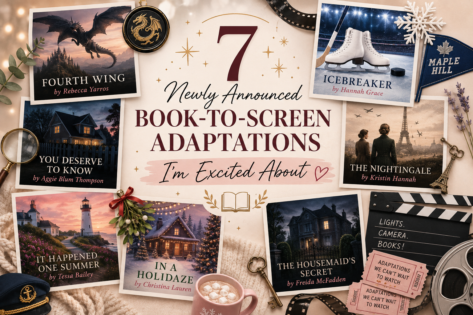 7 Newly Announced Book-to-Screen Adaptations I’m Excited About
