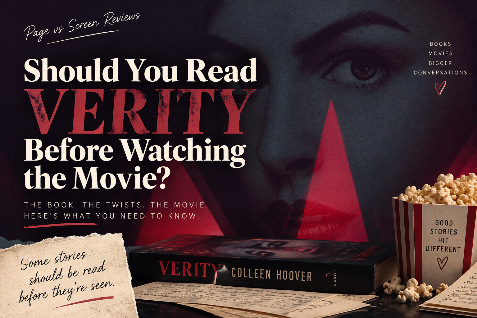 Should You Read Verity Before Watching the Movie?