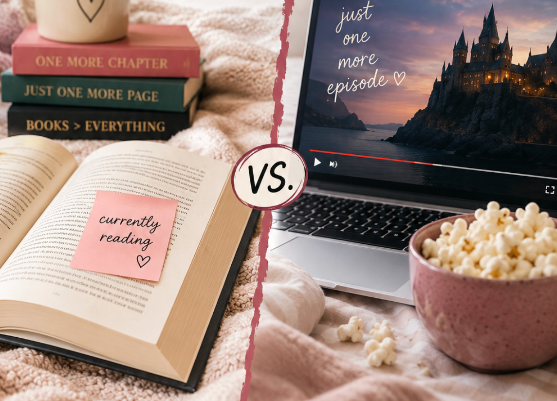 Are You a Book-First or Screen-First Girly?